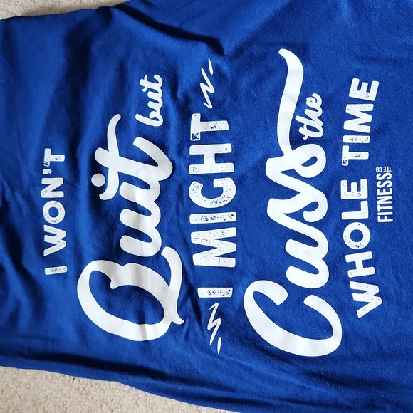 Brand New Blue Racerback Tank - Picture 3 of 4